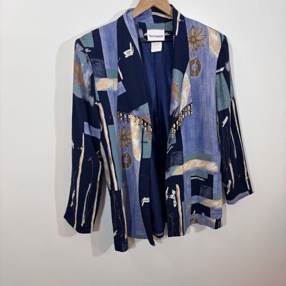 Pierre Lamonte Vintage Blazer Art To Wear Size 12 - Picture 3 of 16